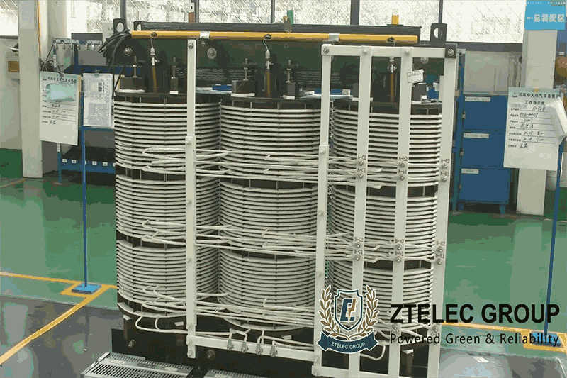 Customer test ZTELEC GROUPS transformer