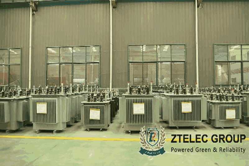 Oil immersed distribution transformer warehouse