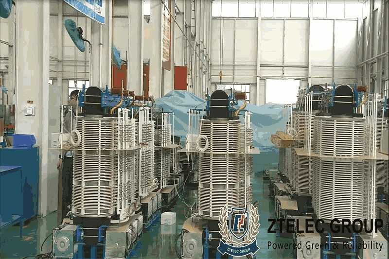 ZTELEC GROUPS Transformer production workshop
