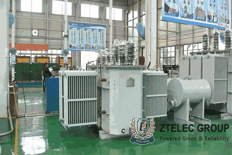 Oil immersed power transformer workshop